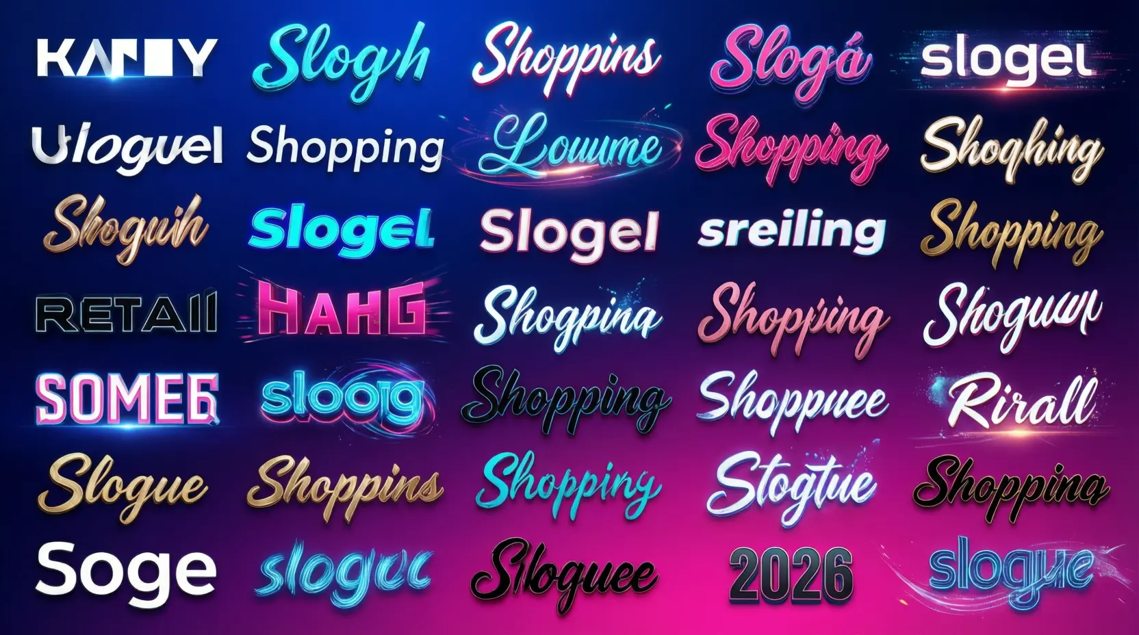shopping slogans