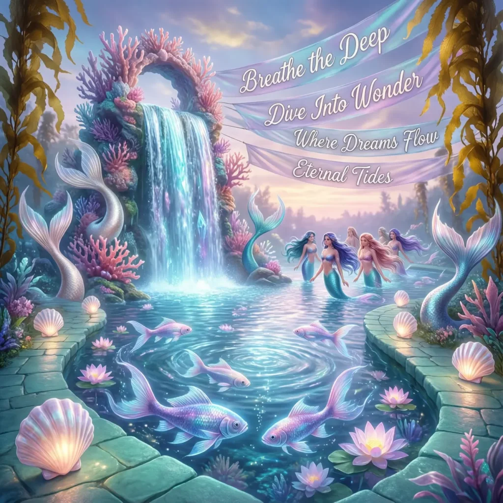 "Mermaidcore" Aesthetics and Ethereal Water Park Slogans