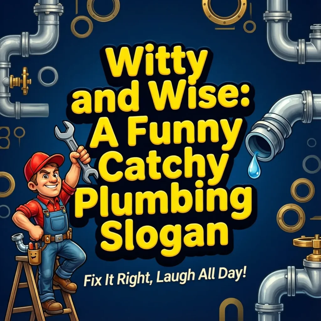 catchy plumbing slogans 