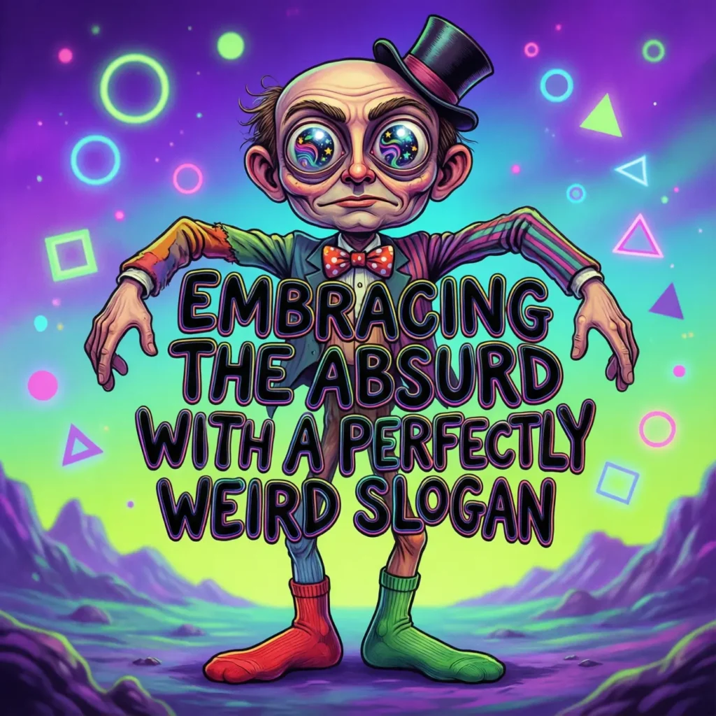 weird slogans