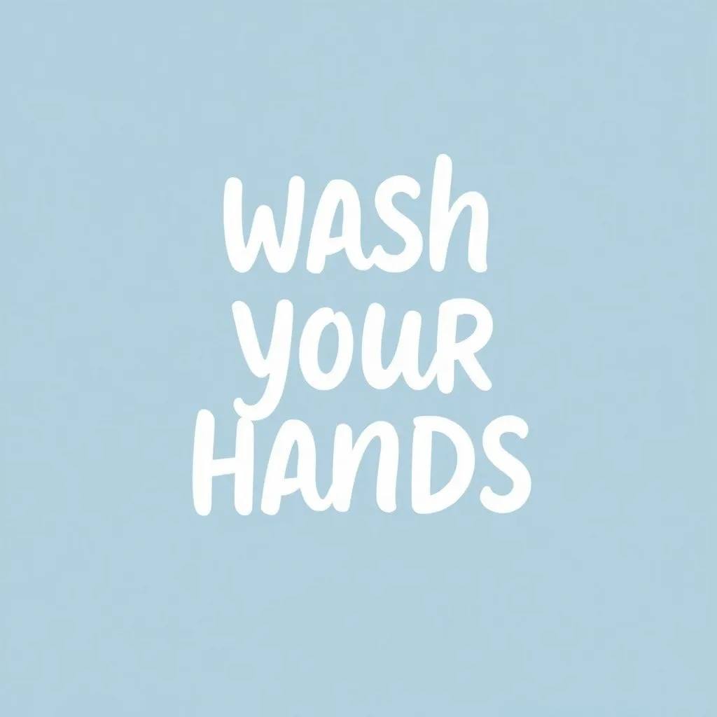 wash your hands slogan