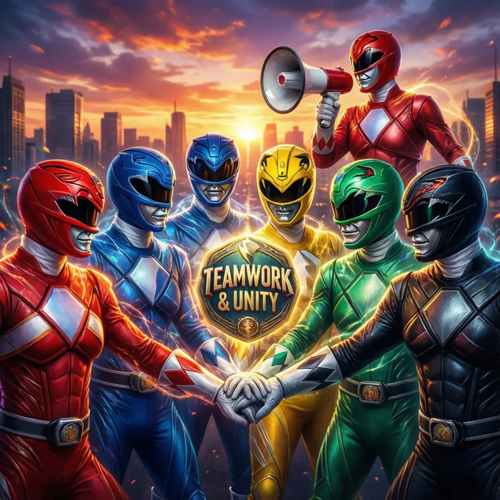 power rangers slogan