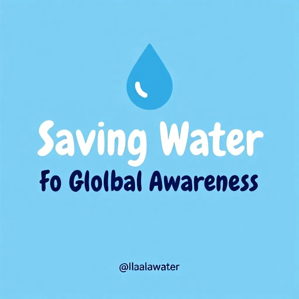 slogan about saving water