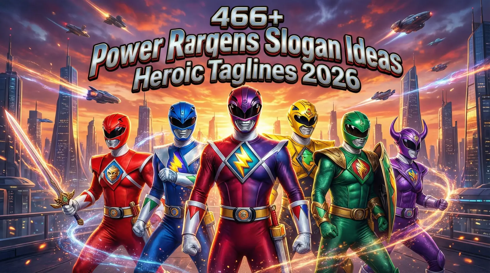 power rangers slogan