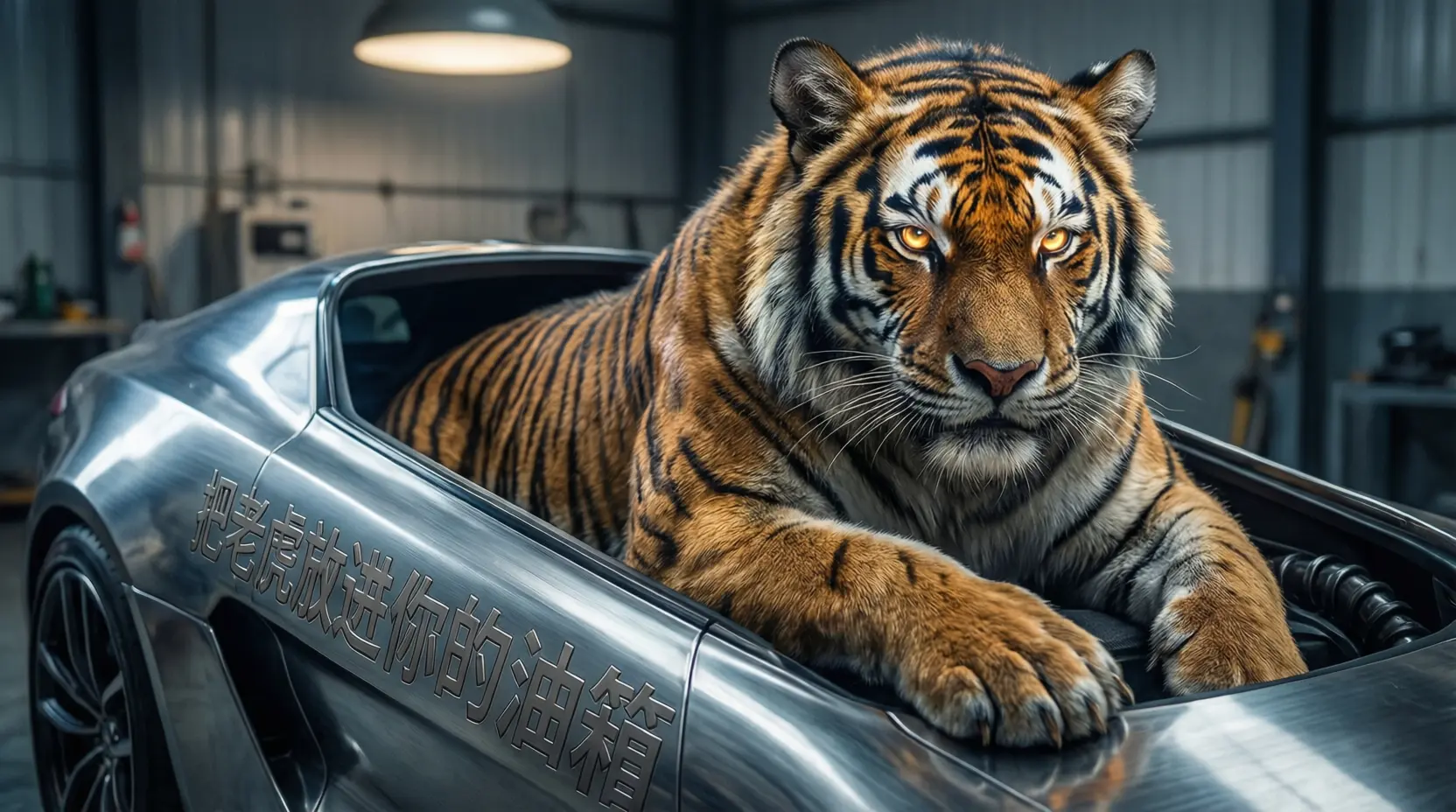 put a tiger in your tank slogan