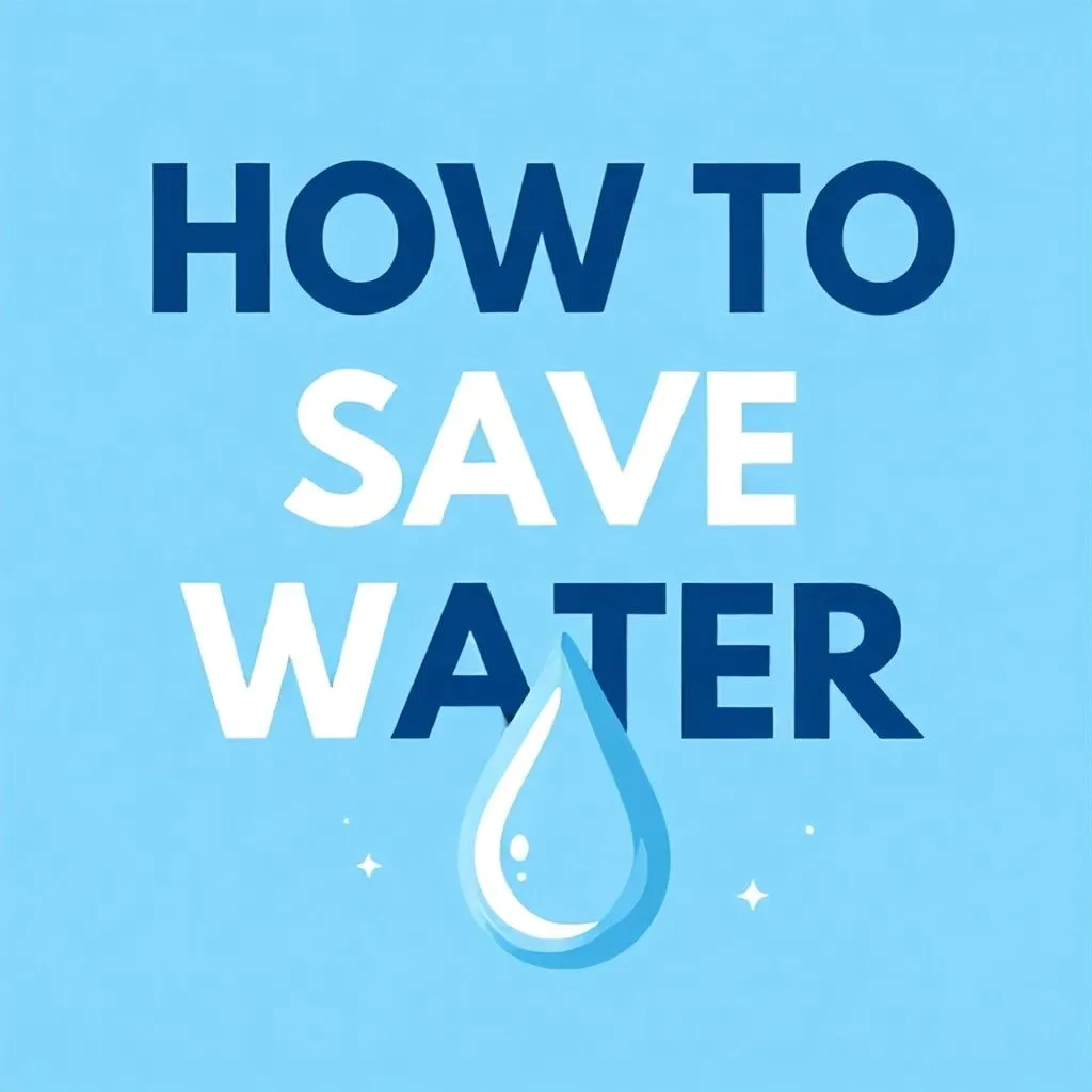 slogan how to save water
