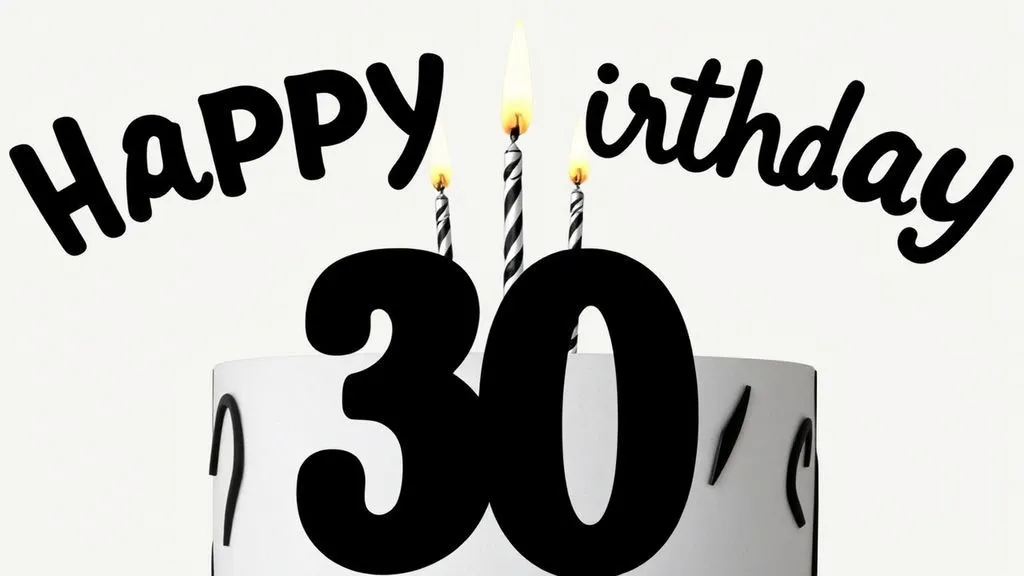 unique 30th birthday slogans