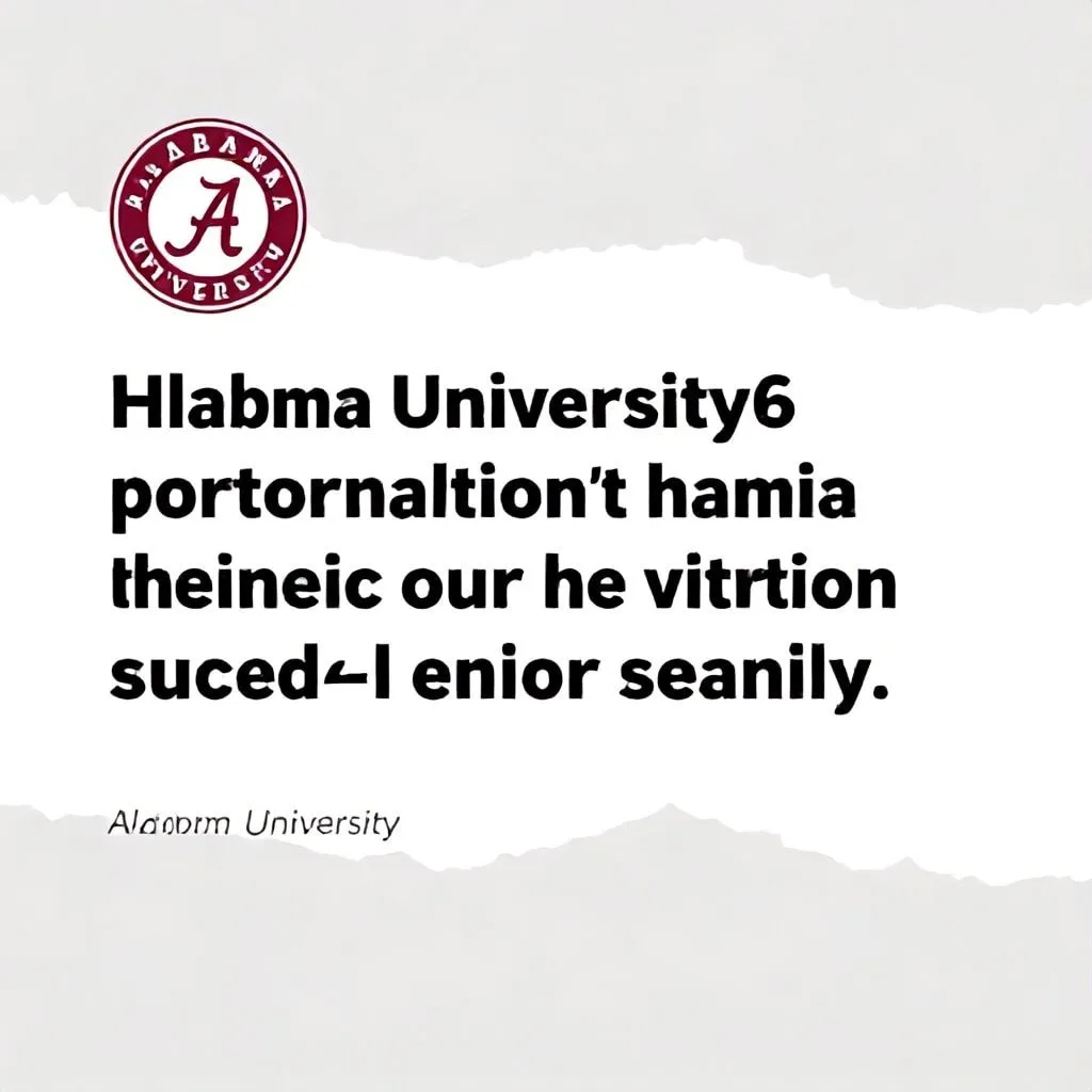 alabama university slogan